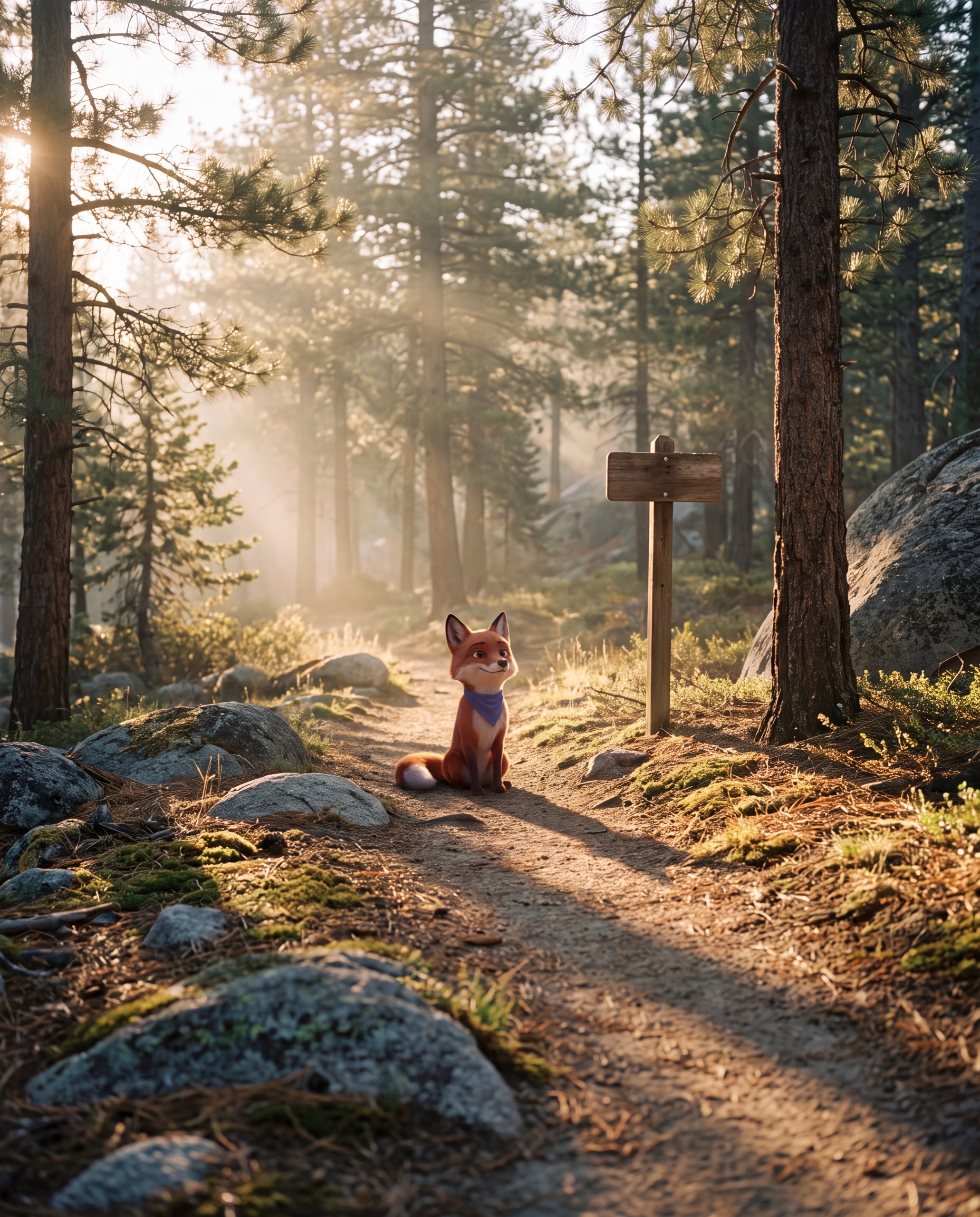 FENN — Trailhead at dawn