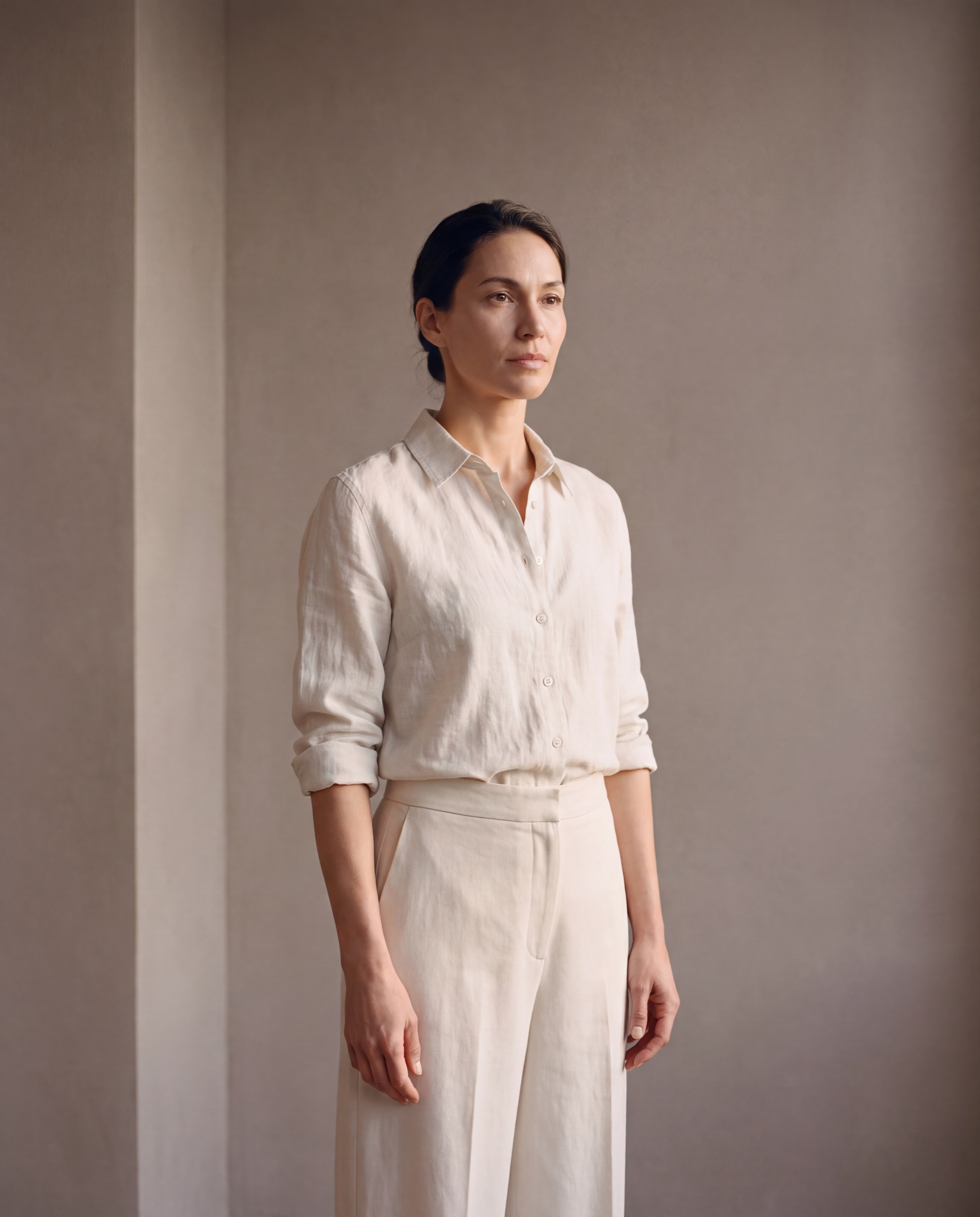 HALDEN — Linen shirt