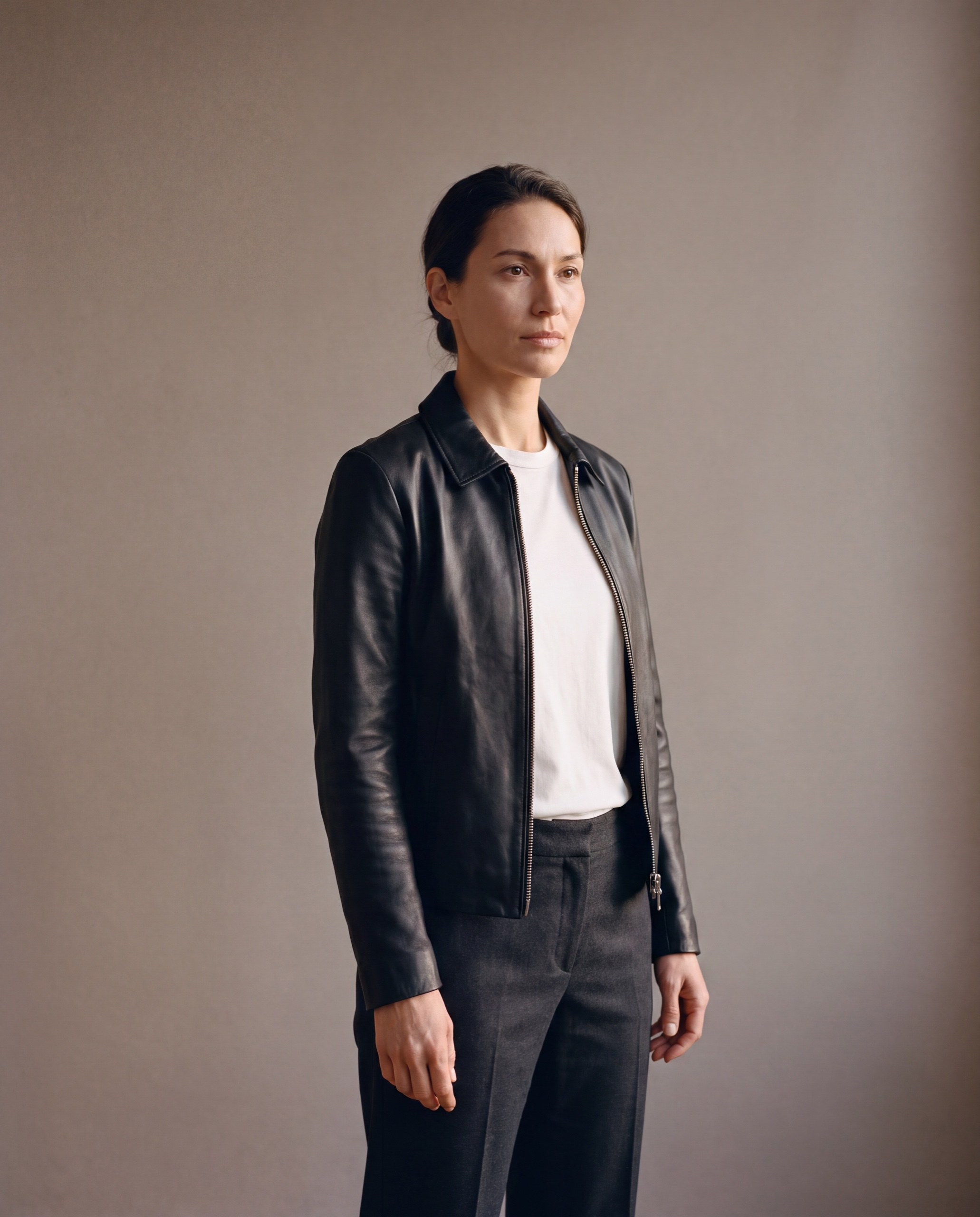 HALDEN — Leather jacket